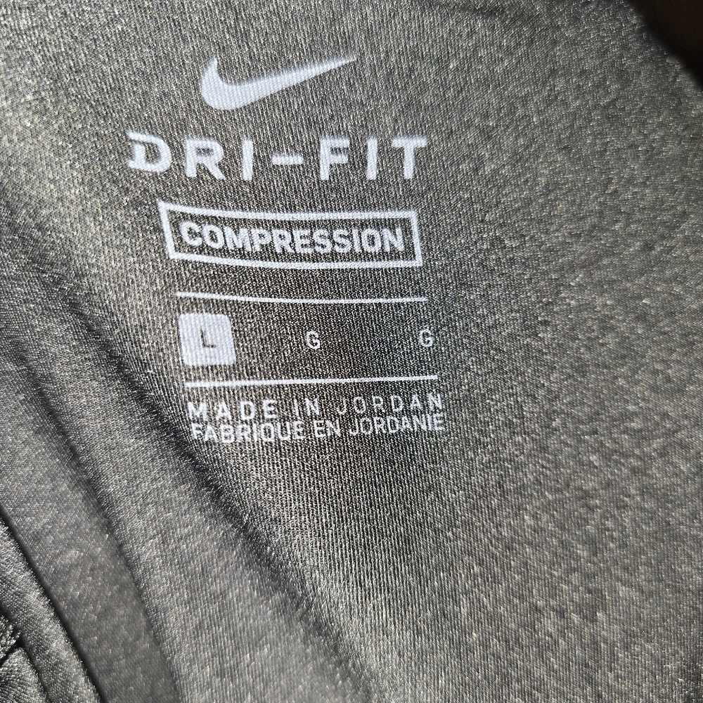 Nike Black Skinny Athletic Pants | Made in Jordan - Picture 4 of 6